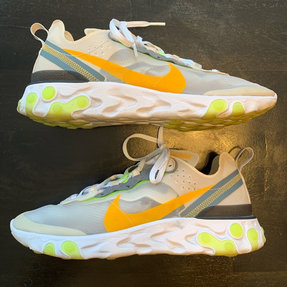Nike React Element 87 - Laser Orange Light Orewood